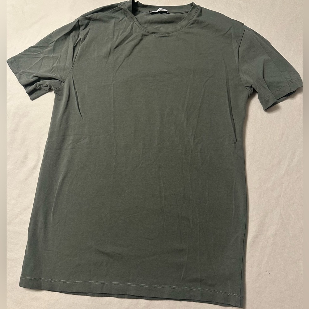 Men's Zara Olive Green T-Shirt NWOT
